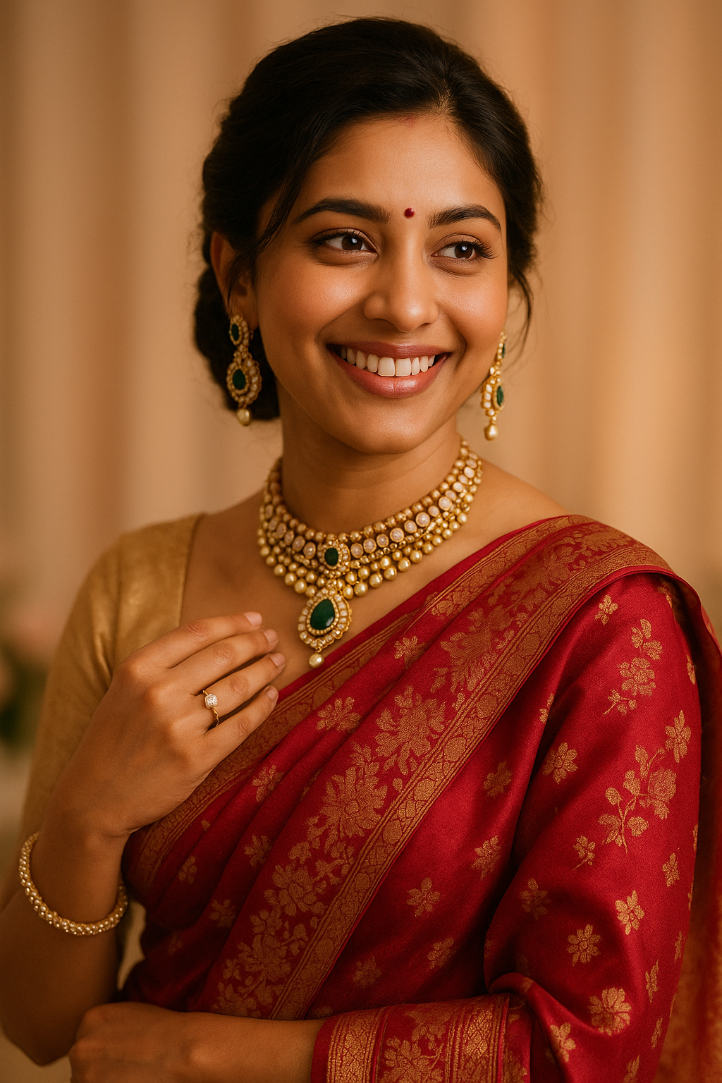 Stunning engagement ring in a box